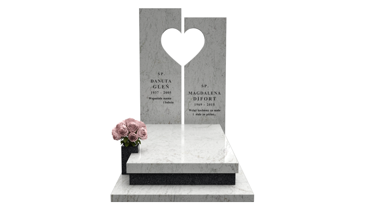 Luksusowy nagrobek z granitu we Wrocławiu