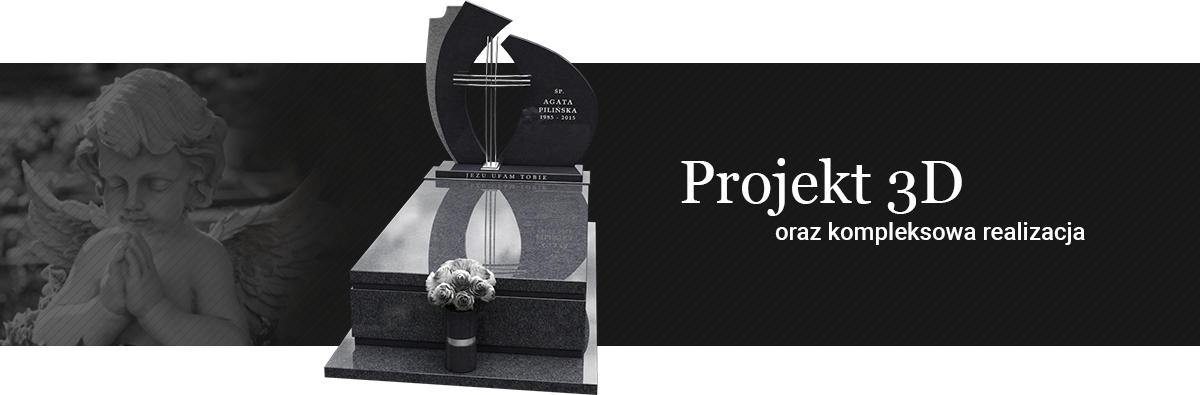 Nowoczesny nagrobek urnowy we Wrocławiu